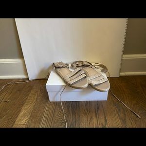 Espadrille  ankle wrap sandals -